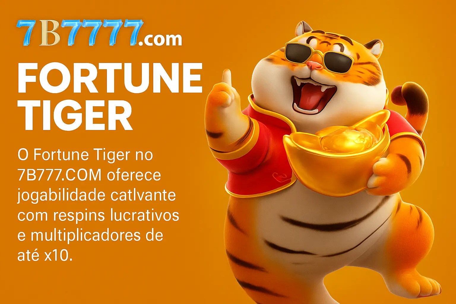Fortune Tiger é um jogo imperdível no 7B777.COM Casino