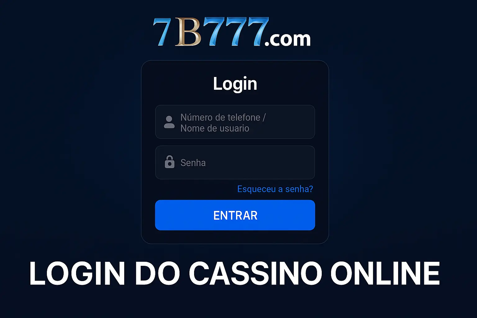 Login no Cassino 7B777.COM